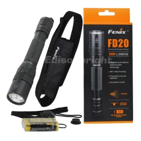 Brand New FD20 350 Lumens CREE LED Flashlight powered by 2X AA batteries