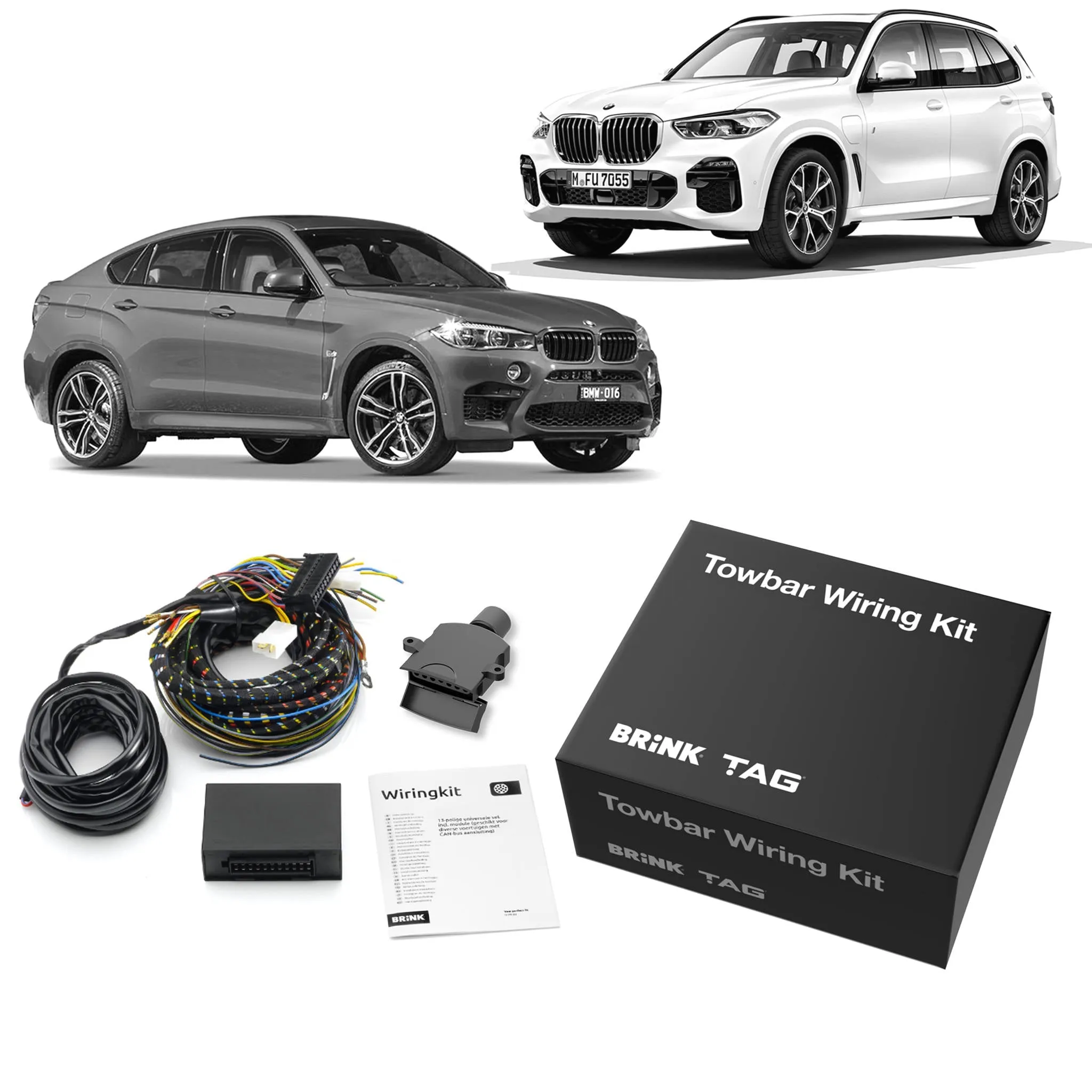 Brink TAG Direct Fit Wiring Harness for BMW X5 (08/2013 - 11/2018), X6 (01/2008 - 07/2019)