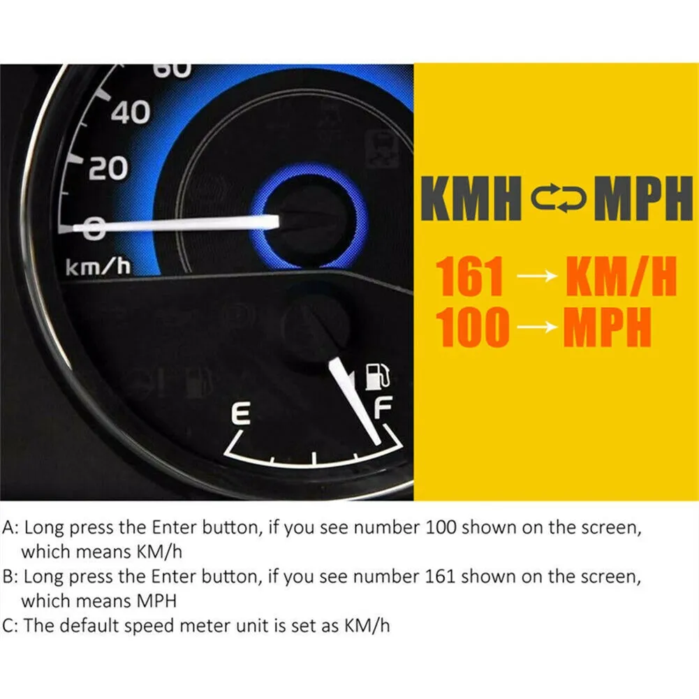 C60s Car Digital Gps Speedometer Odometer Hud Head-up Display