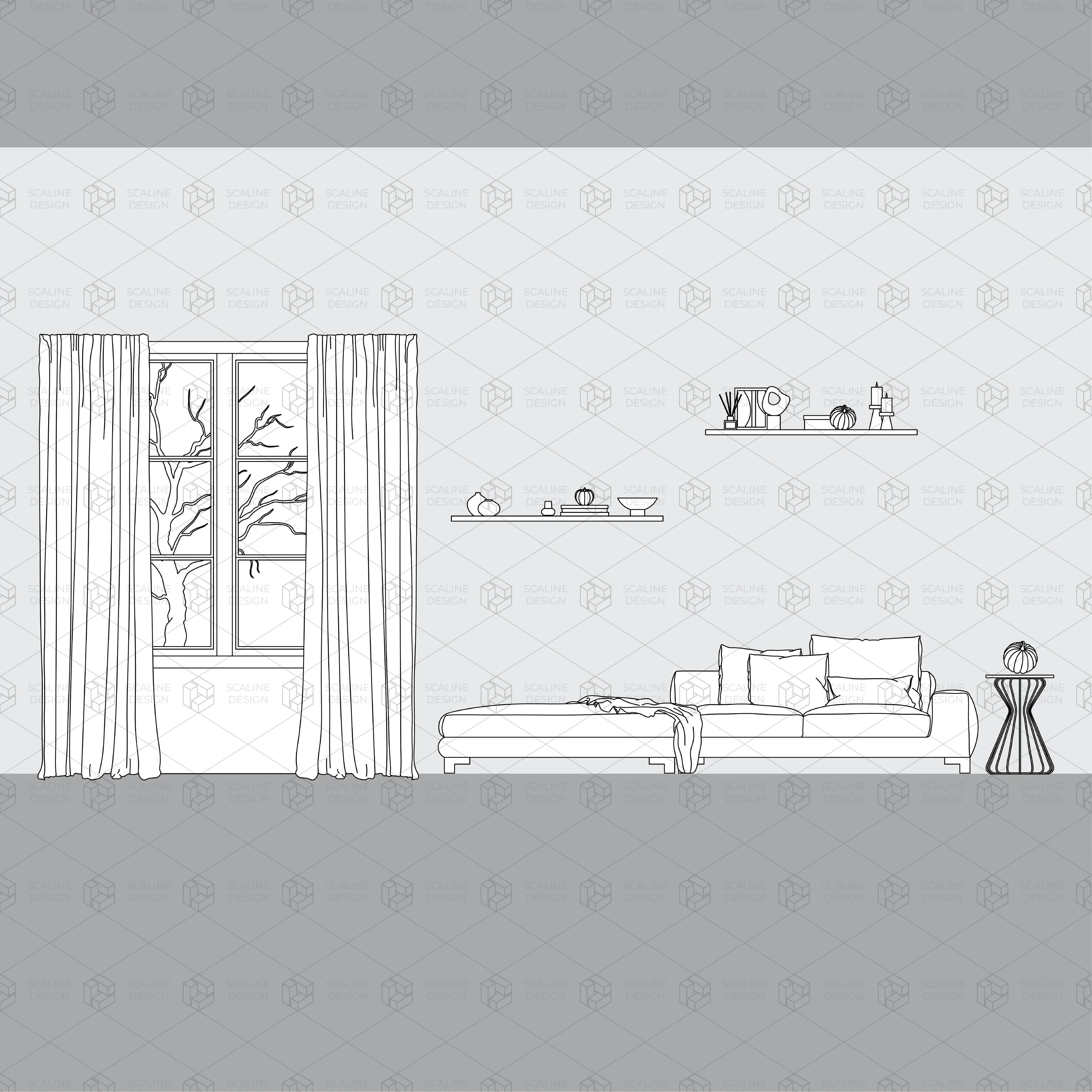 CAD & Vector Autumn and Halloween Decoration