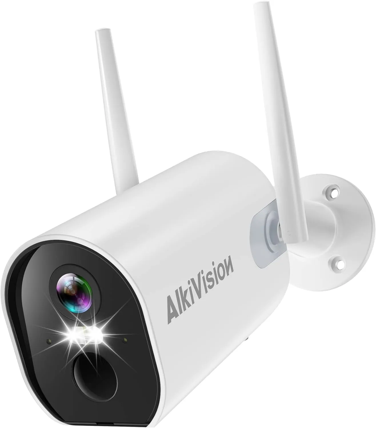 Cameras Wireless Outdoor - 2K HD Color Night Vision AI Motion Detection WiFi Wireless Cameras for Home Security, Spotlight Siren Alarm with 2-Way Audio, 7-Day Cloud/SD Storage