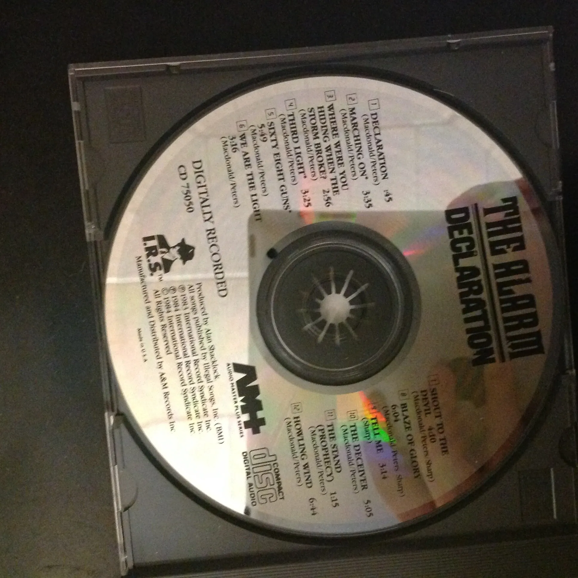 CD The Alarm Declaration CD75050