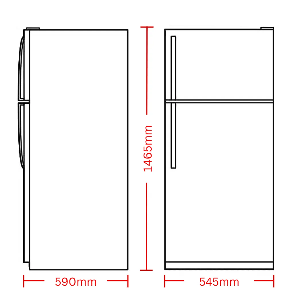 ChiQ CTM200NSS 202L Stainless Steel Top Mount Fridge *AVAILABLE IN QLD ONLY*