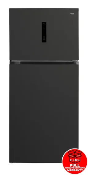 CHiQ CTM513NBS5E 515L Black Steel Top Mount Fridge