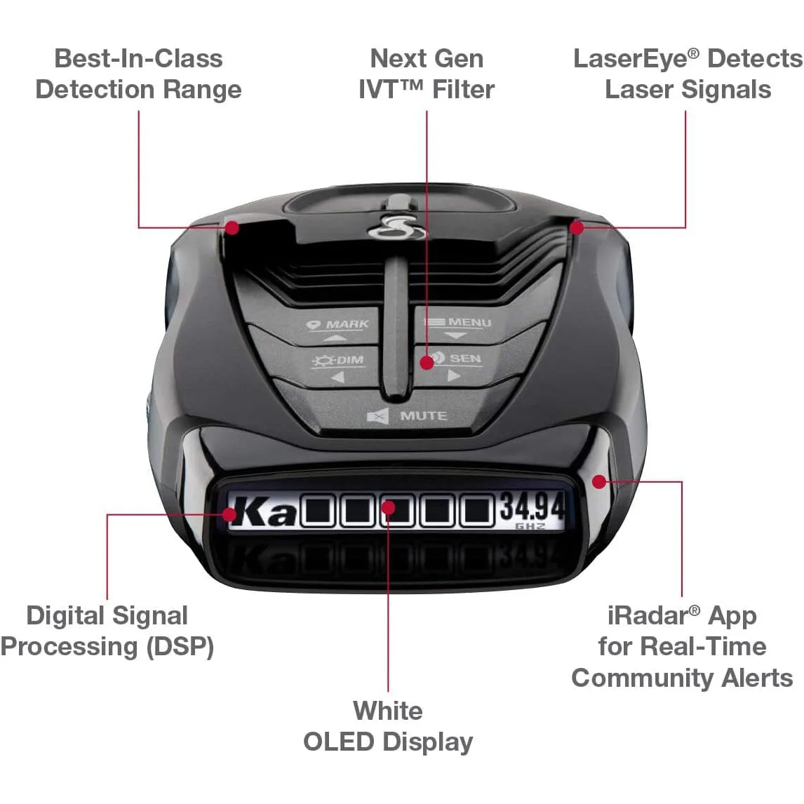 Cobra RAD 480i Laser Radar Detector (Refurbished)