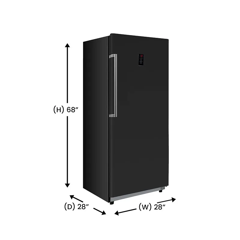 Conserv 14cf Upright Freezer CONVERTIBLE REF Garage Ready E-Star 28in wide 110V