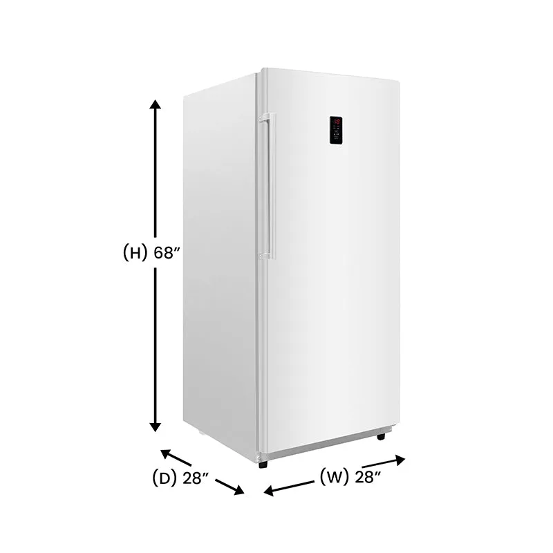 Conserv 14cf Upright Freezer CONVERTIBLE REF Garage Ready E-Star 28in wide 110V