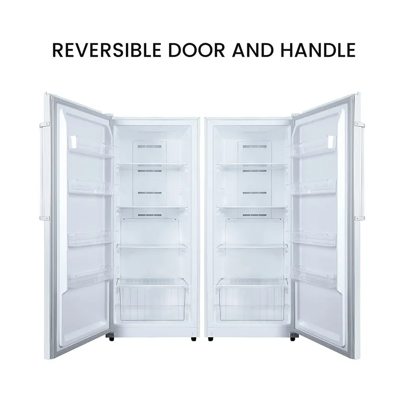 Conserv 14cf Upright Freezer CONVERTIBLE REF Garage Ready E-Star 28in wide 110V