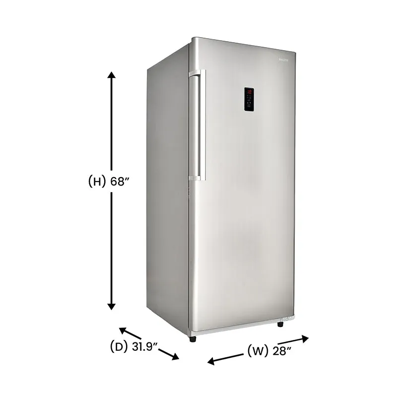 Conserv 17 cu.ft. Convertible Upright Freezer/Refrigerator Garage Ready in Silver