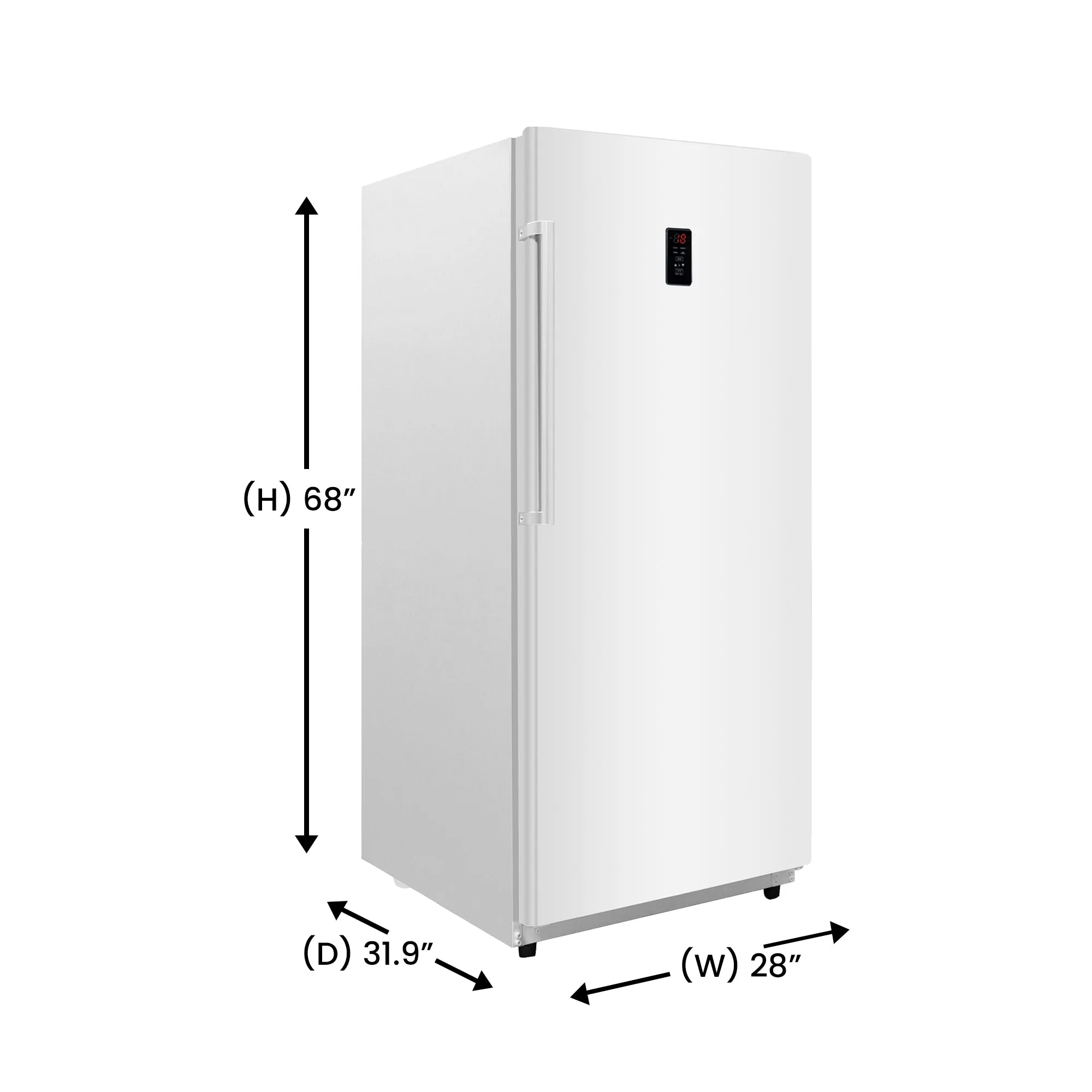 Conserv 17 cu.ft. Convertible Upright Freezer/Refrigerator Garage Ready in Silver