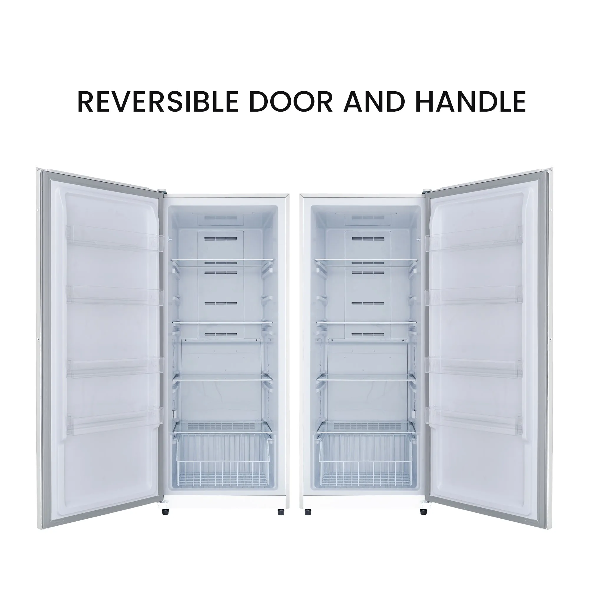 Conserv 17 cu.ft. Convertible Upright Freezer/Refrigerator Garage Ready in Silver