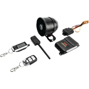 CRIMESTOPPER SP-302 2-Way LCD Paging Alarm & Keyless-Entry System with Rechargeable Remote