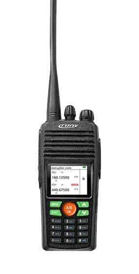 CRONY 10W DT-8188 UHF Double Segment Color screen Professional Walkie Talkies 8-15 KM