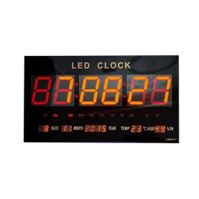 Crony 5828 LED Clock Digital LED Clock Wall Clock Office Clock