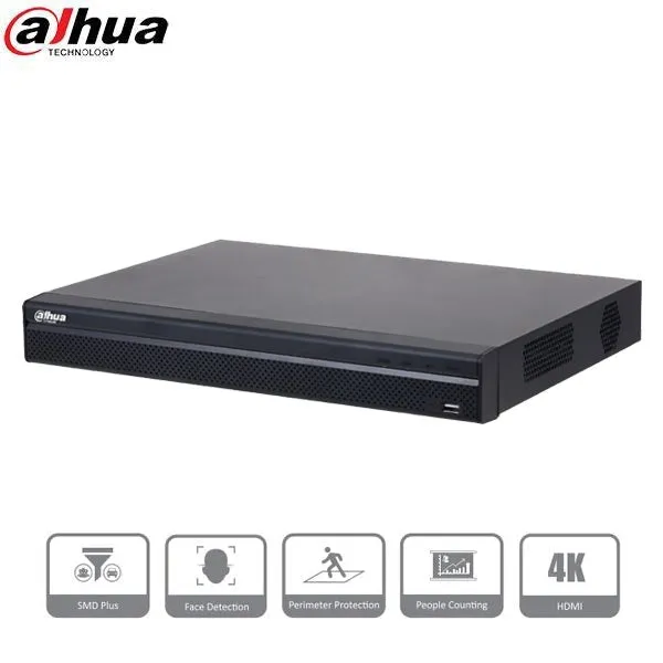 Dahua / 16 Channel / 8MP / NVR / 2 SATA / 4TB HDD / DH-N42C3P4