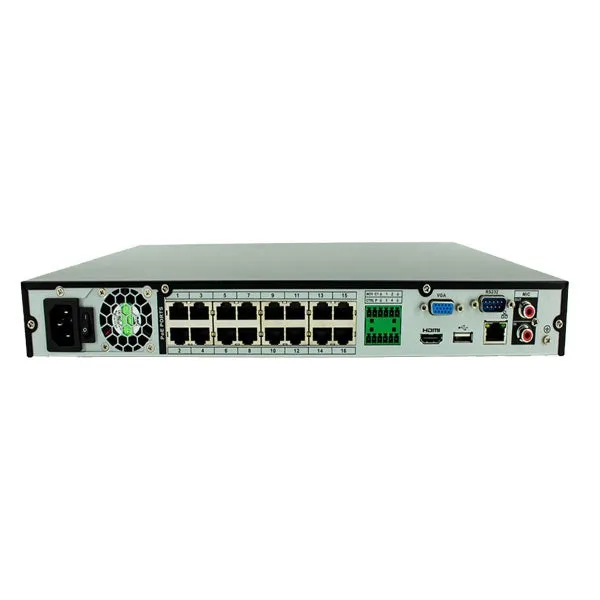 Dahua / 16 Channel / 8MP / NVR / 2 SATA / 6TB HDD / DH-N42C3P6