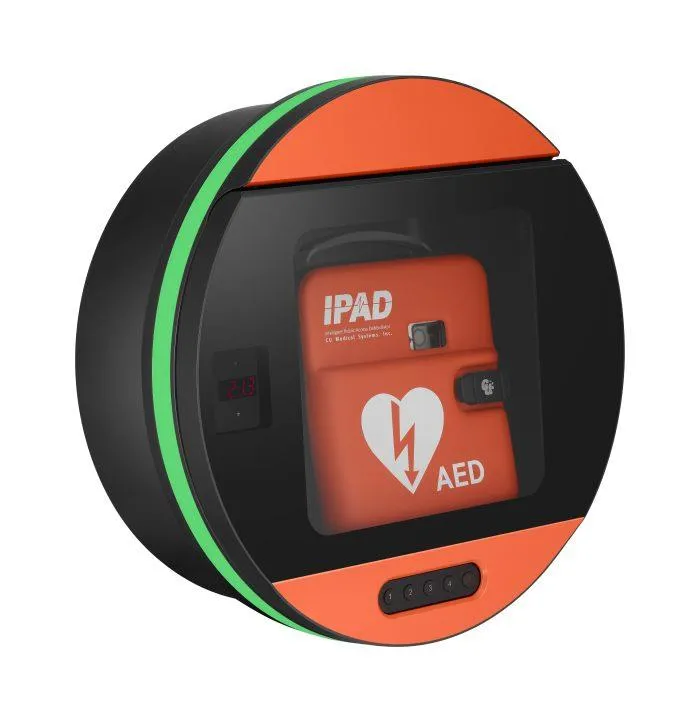 DefibSafe 3 External AED Cabinet | Lockable & Unlocked