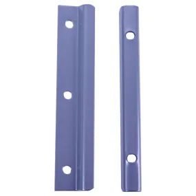 Don-Jo ILP-212-SL Interlock Latch Protector for Inswinging Doors, 14 Gauge Steel, 12" Height for Mortise Locks, Card Access Systems, Aluminum Painted