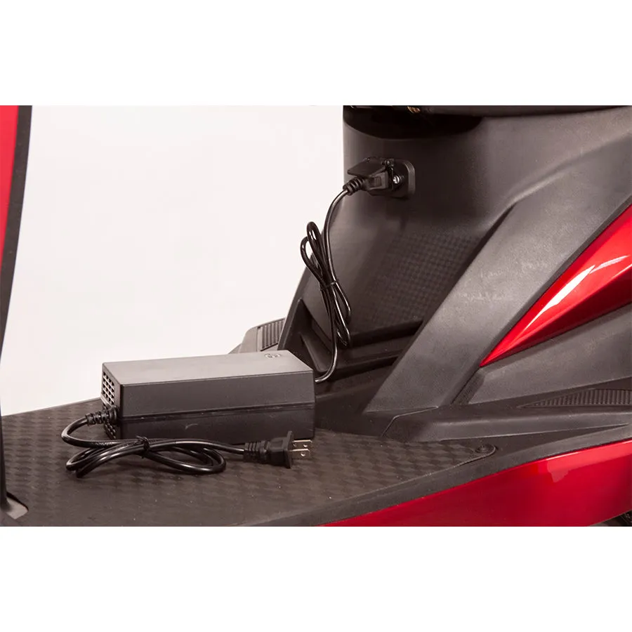 E-Wheels EW-10 Euro Style - 3-Wheel Moped Electric Mobility Scooter - Top Speed 15mph - 500W