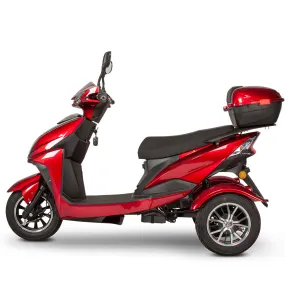 E-Wheels EW-10 Euro Style - 3-Wheel Moped Electric Mobility Scooter - Top Speed 15mph - 500W