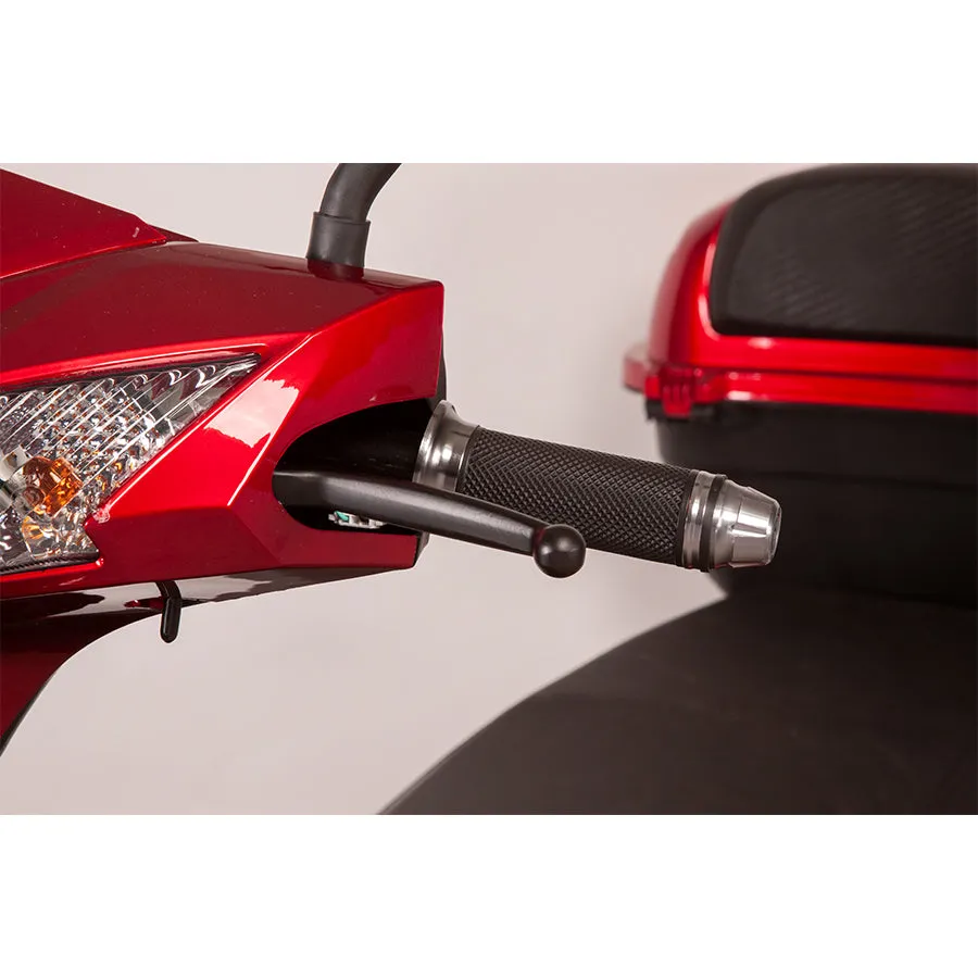 E-Wheels EW-10 Euro Style - 3-Wheel Moped Electric Mobility Scooter - Top Speed 15mph - 500W