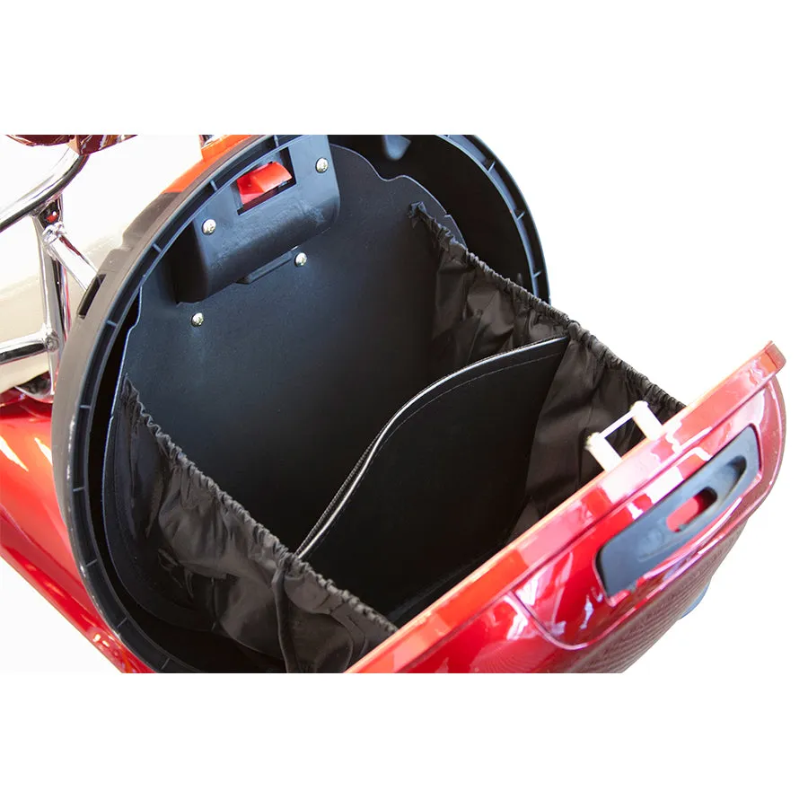E-Wheels EW-11 Sport Euro Style - 3-Wheel Moped Electric Mobility Scooter - Top Speed 12mph - 500W