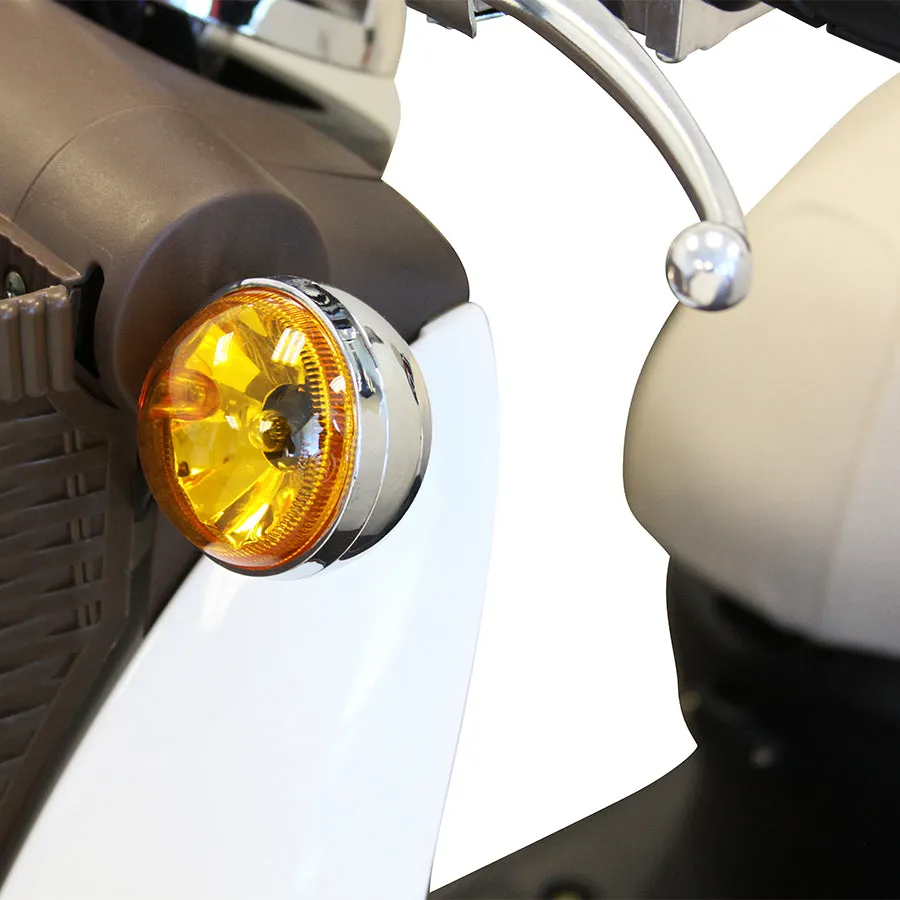 E-Wheels EW-11 Sport Euro Style - 3-Wheel Moped Electric Mobility Scooter - Top Speed 12mph - 500W