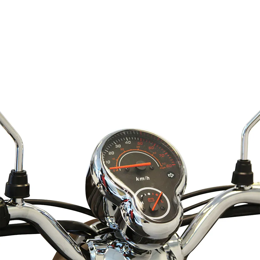 E-Wheels EW-11 Sport Euro Style - 3-Wheel Moped Electric Mobility Scooter - Top Speed 12mph - 500W