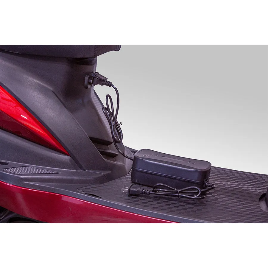 E-Wheels EW-14 Euro Style - 4-Wheel Moped Electric Mobility Scooter - Top Speed 15mph - 500W