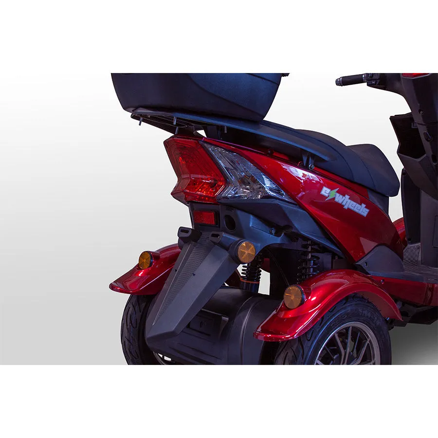 E-Wheels EW-14 Euro Style - 4-Wheel Moped Electric Mobility Scooter - Top Speed 15mph - 500W