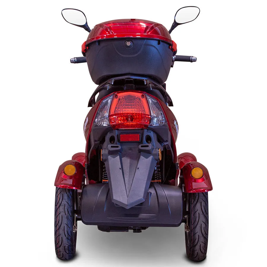 E-Wheels EW-14 Euro Style - 4-Wheel Moped Electric Mobility Scooter - Top Speed 15mph - 500W