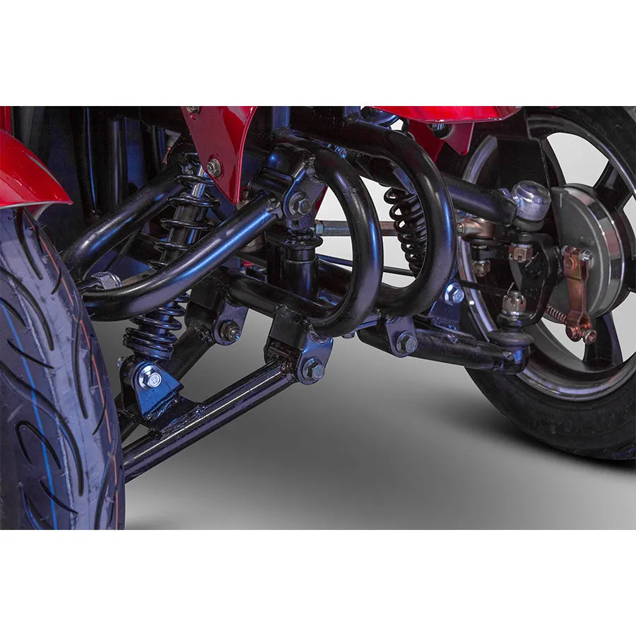 E-Wheels EW-14 Euro Style - 4-Wheel Moped Electric Mobility Scooter - Top Speed 15mph - 500W