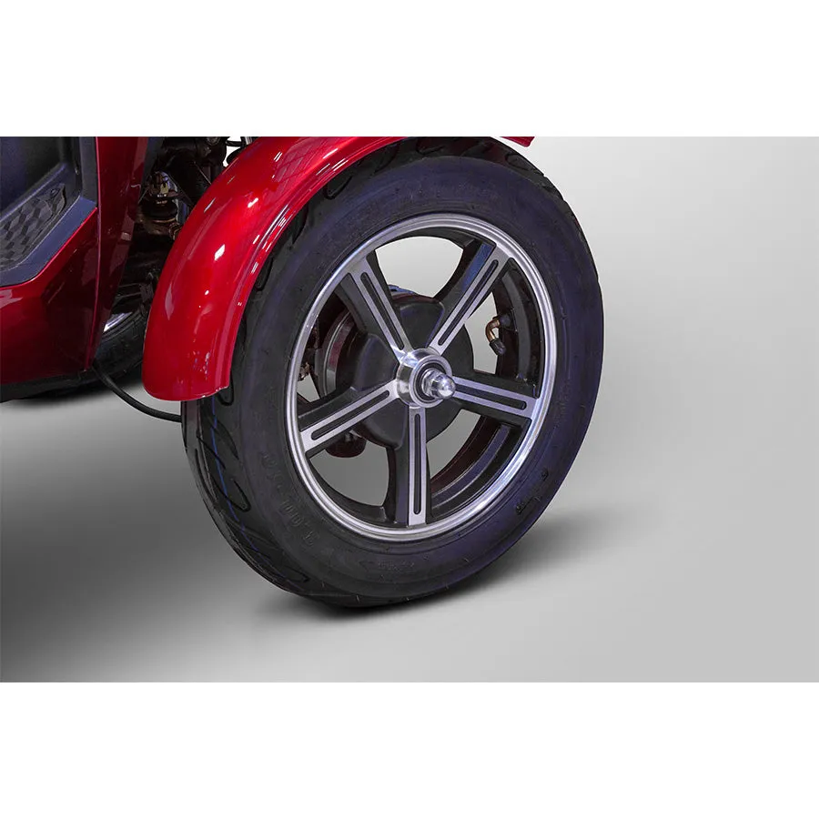 E-Wheels EW-14 Euro Style - 4-Wheel Moped Electric Mobility Scooter - Top Speed 15mph - 500W