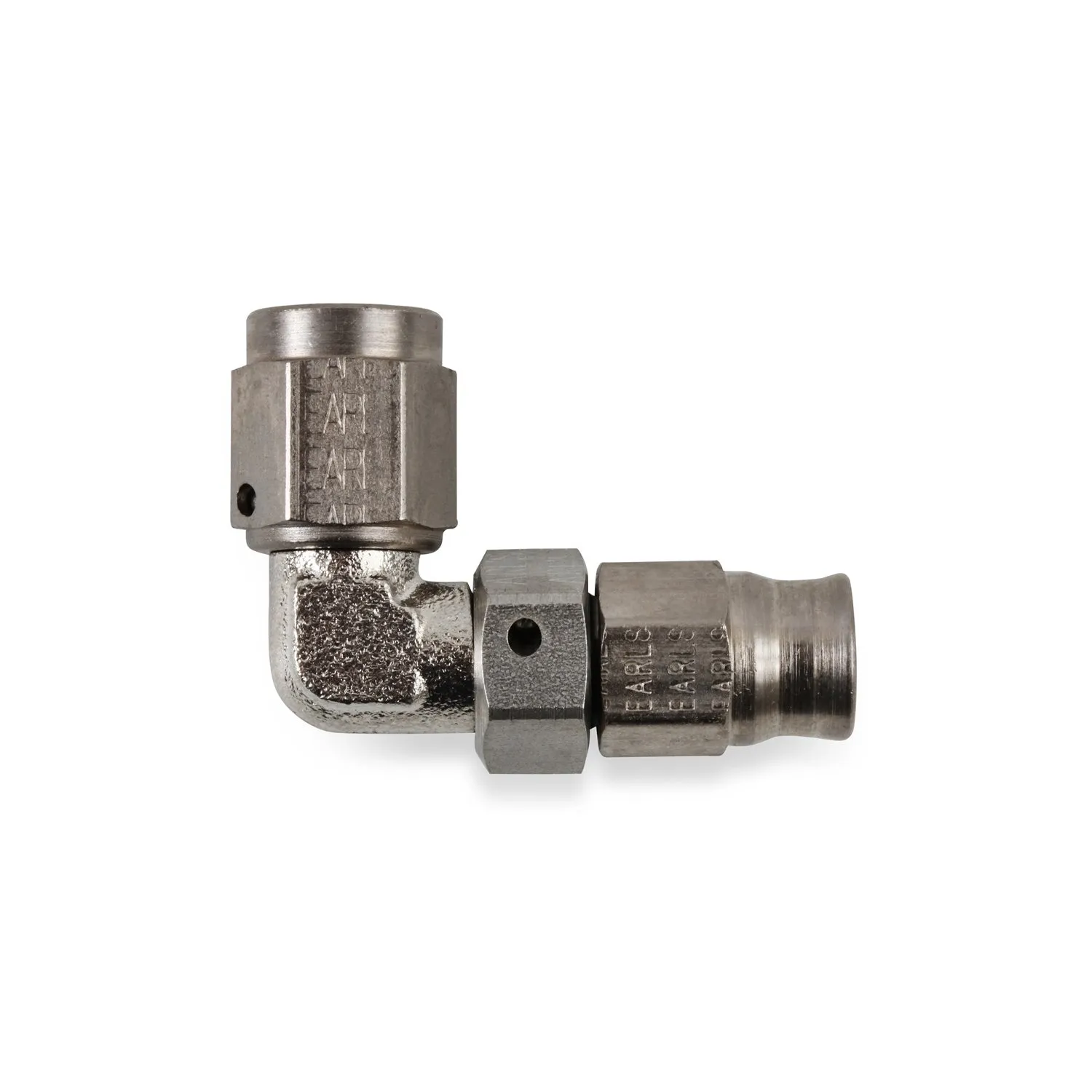Earl's Speed-Seal Steel Adjustable Low-Profile 90 Hose End -03 AN