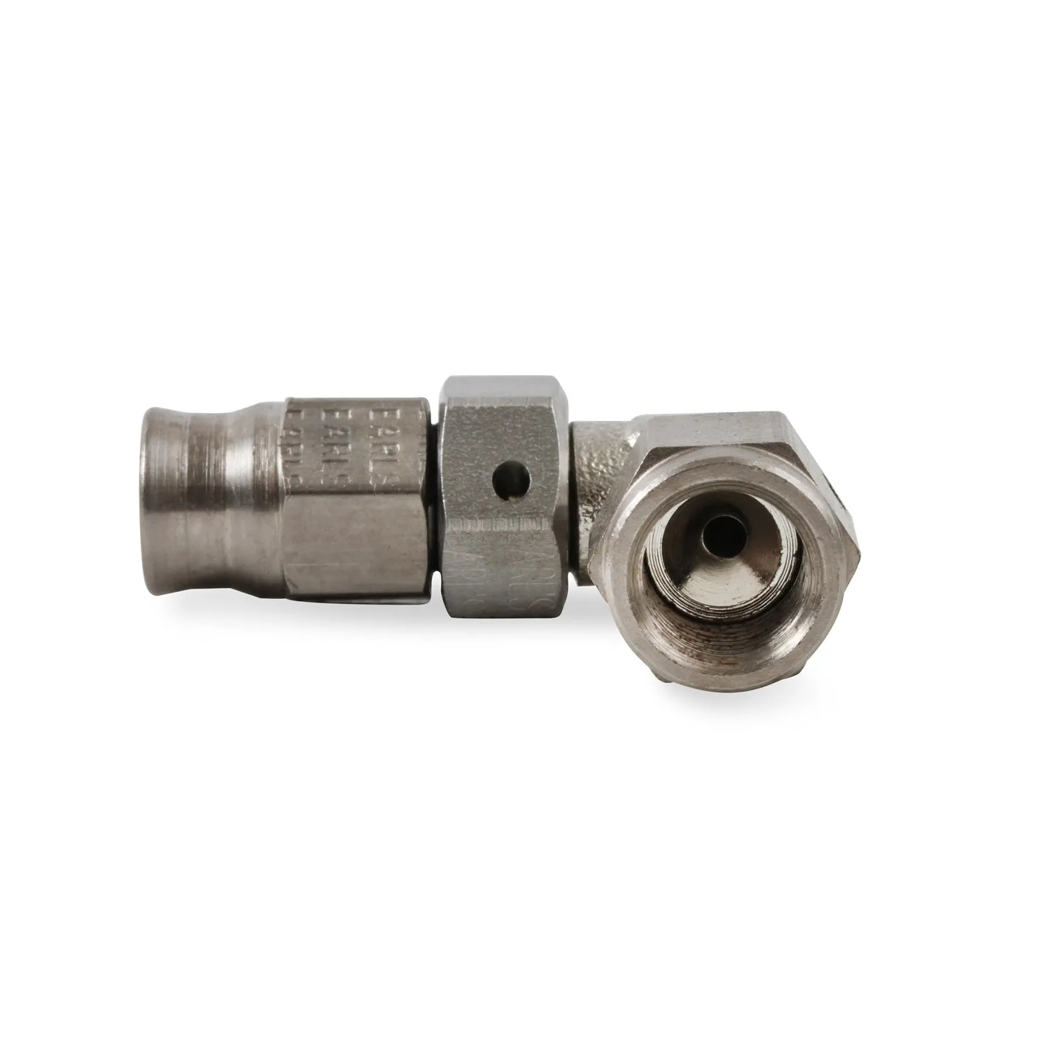 Earl's Speed-Seal Steel Adjustable Low-Profile 90 Hose End -03 AN