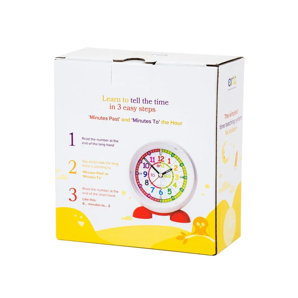 EasyRead Time Teacher Alarm Kids Clock Red and Green 24 hour Face by ertt 4yrs 