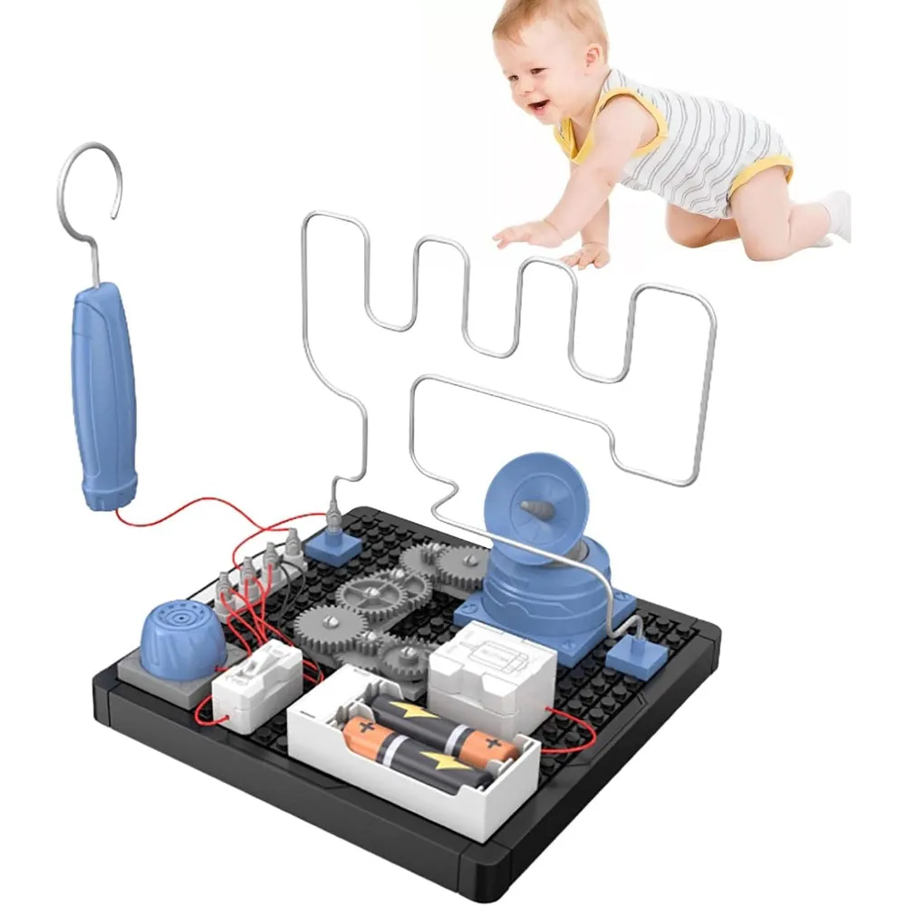 Electric Maze Experiment STEAM DIY Circuits and Machinery Kit 46 Pcs