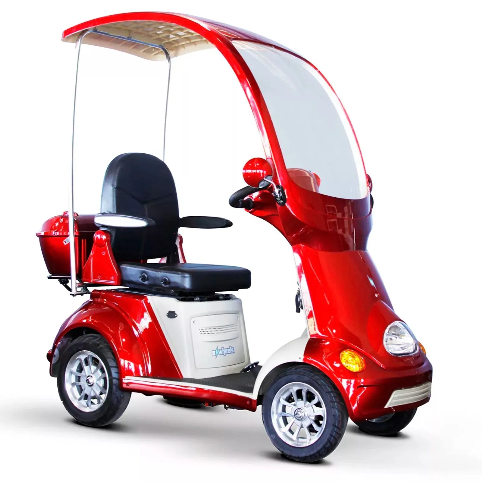EW-54| 4 Wheels Full covered with Electromagnetic Brake Mobility Scooter