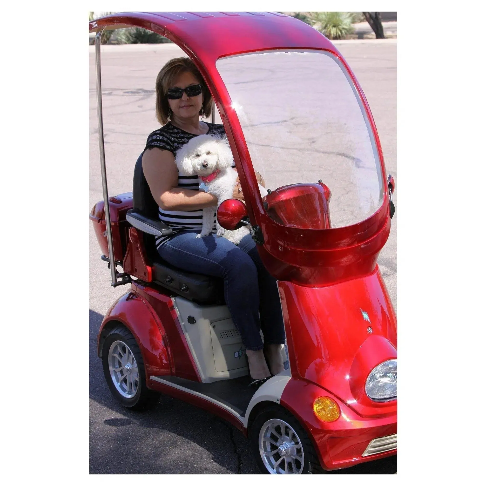 EW-54| 4 Wheels Full covered with Electromagnetic Brake Mobility Scooter