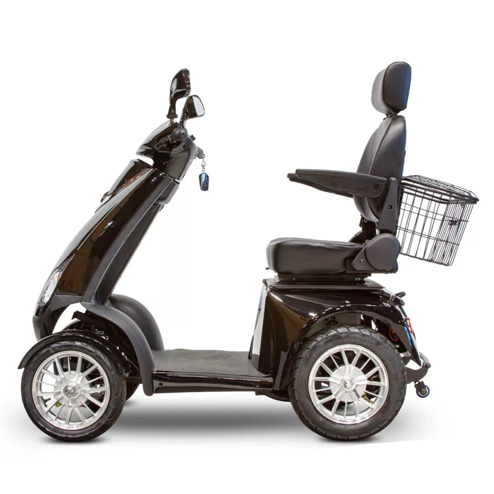 EW-72| 4 Wheel Heavy Duty, Electromagnetic Brakes Electric Mobility Scooter