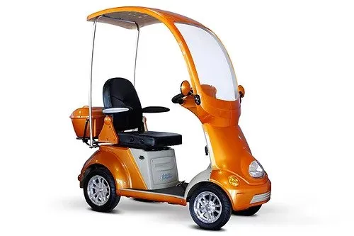 EWheels 4 Wheel Full Covered Scooter With Electromagnetic Brakes