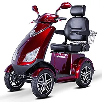 EWheels EW-72 4 Wheel Mobility Scooter with Full Suspension