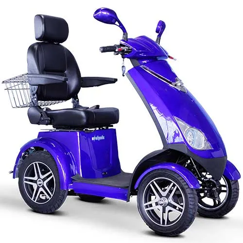 EWheels EW-72 4 Wheel Mobility Scooter with Full Suspension