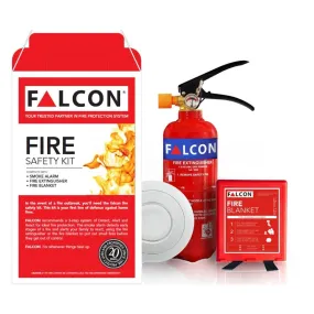 Falcon 3-In-1 Home Fire Safety Kit
