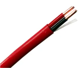 Fire Alarm Cable: FPLR - Unshielded Riser (14/2 AWG Solid Bare Copper) - 1000 Feet