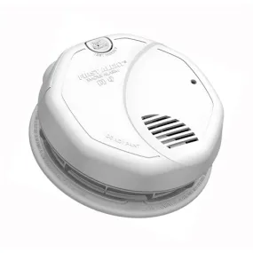First Alert 3120B Smoke Alarm, Photoelectric Sensor, 85 dB, White