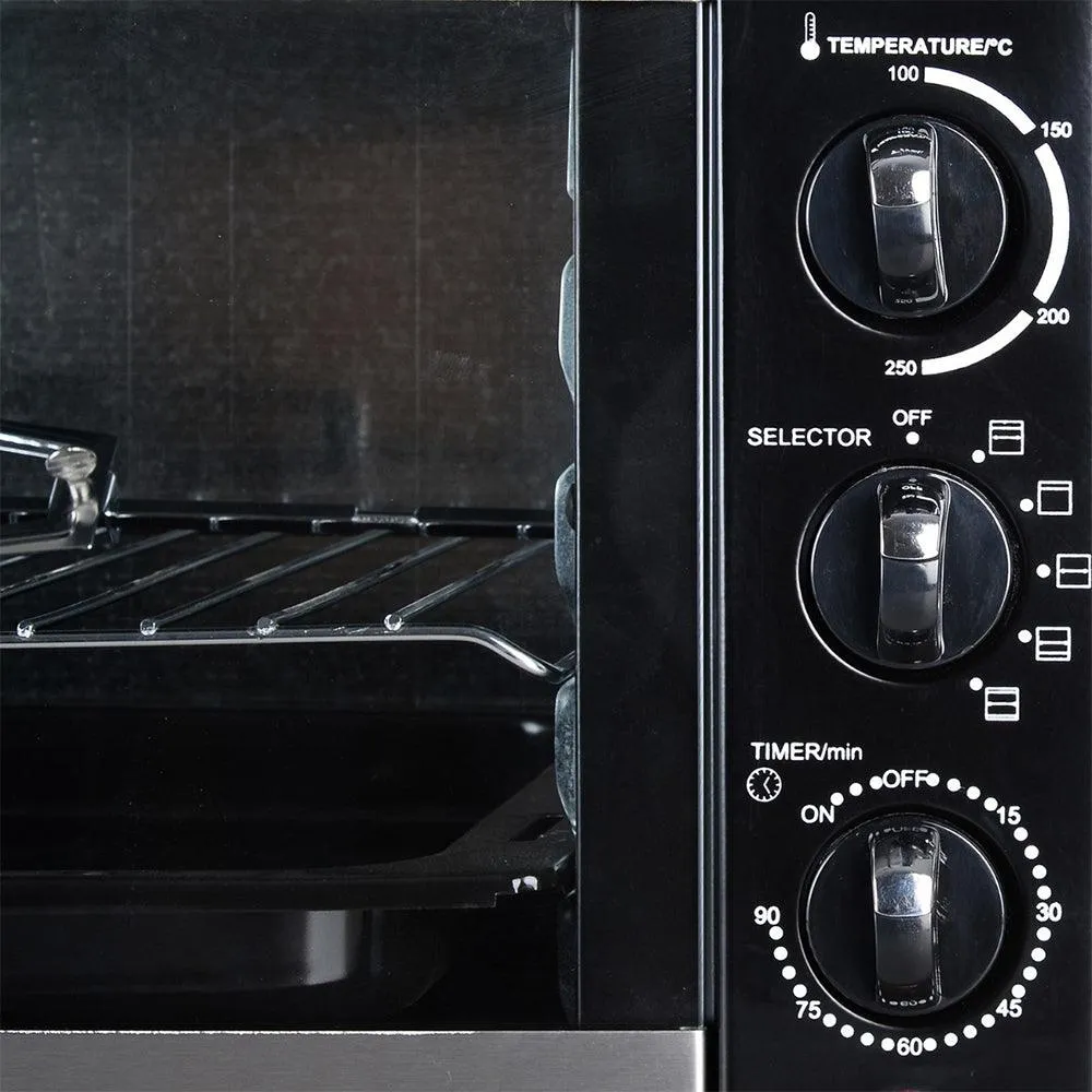Fresh Electric Oven With Grill Casa 45L 2000W - Black