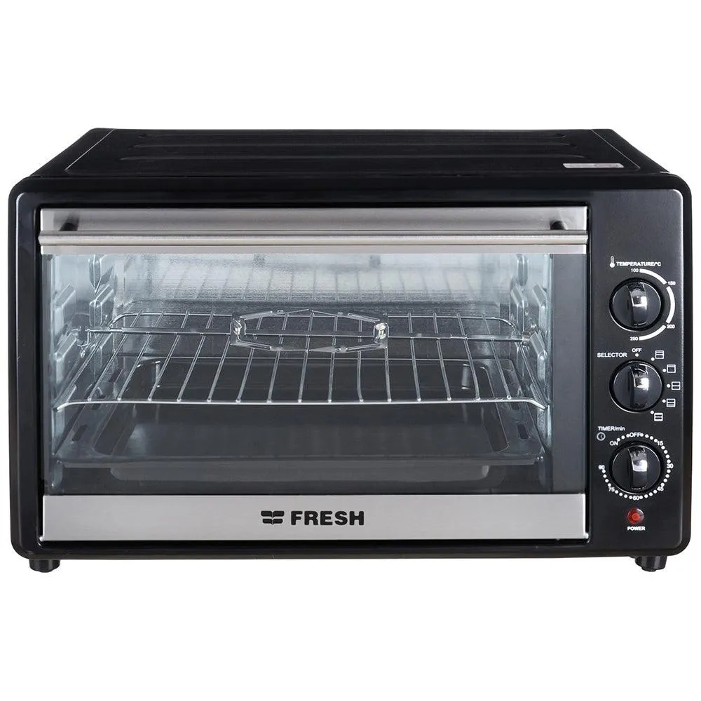 Fresh Electric Oven With Grill Casa 45L 2000W - Black