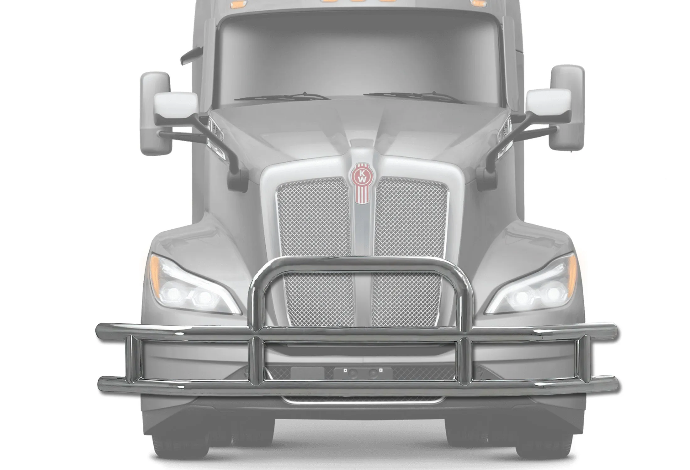 Front Grille Guard 2022  Kenworth T680 No Fog