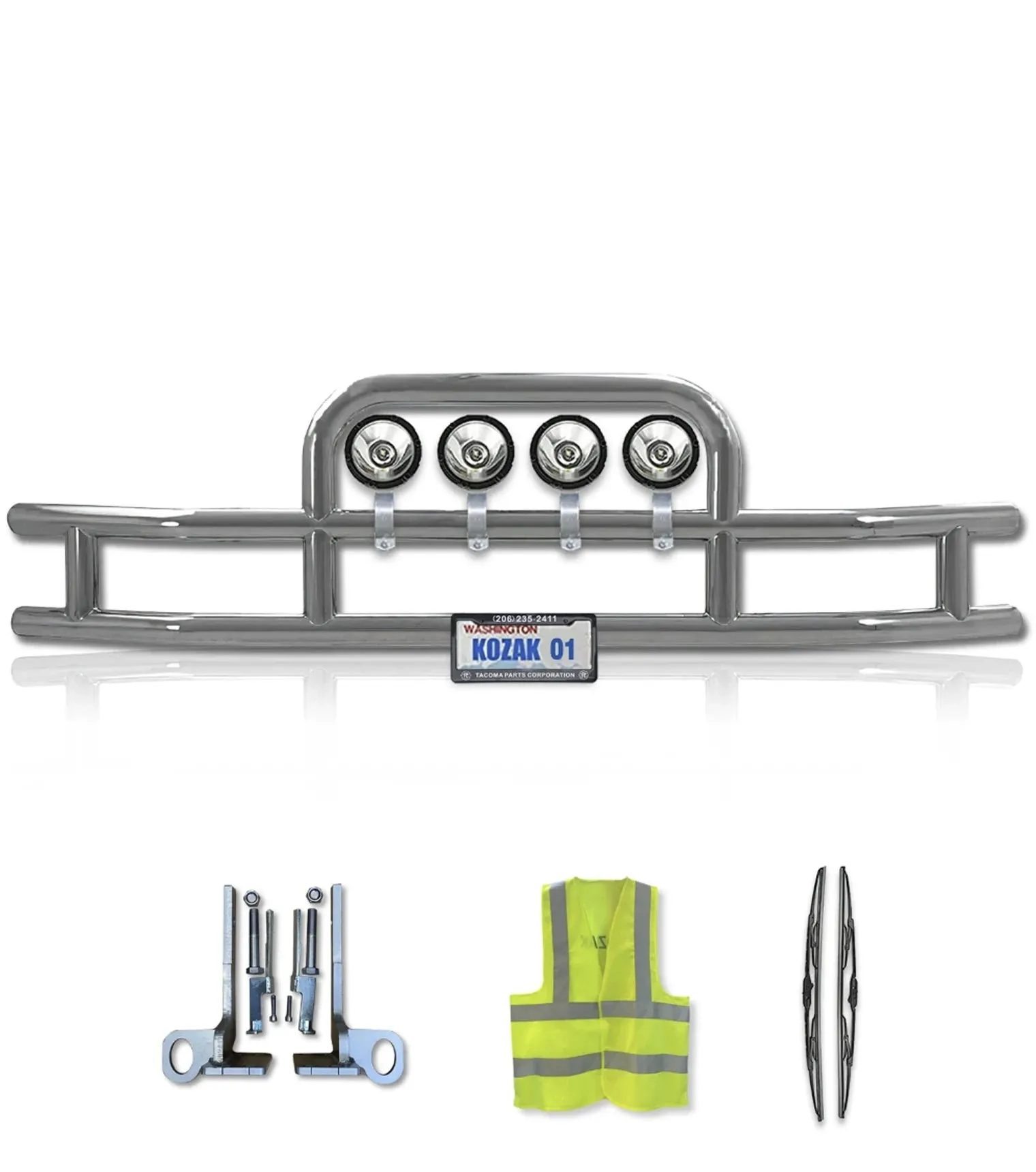 Front Grille Guard 2022  Peterbilt 579 No Fog